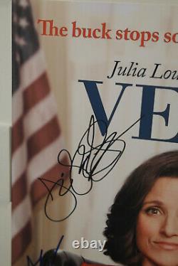 11X17 Cast Autographed Poster VEEP Julia Louis-Dreyfus + COA