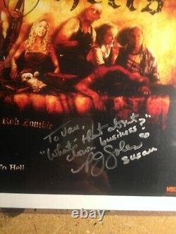 17 x 11 Autographed DEVILS REJECTS Five cast Signatures Sid Haig, PJ Soles