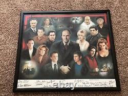 2001 The Sopranos Print Art #97 of 500 Signed by Cast