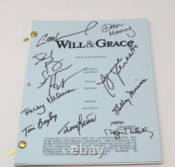 2004 Will & Grace Cast Signed Autographed TV Script! Debra Messing + 9 Others