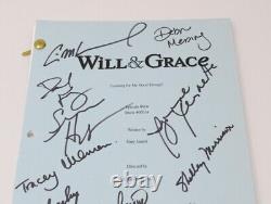 2004 Will & Grace Cast Signed Autographed TV Script! Debra Messing + 9 Others