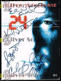 24 Cast Signed Season One DVD Set With Signed Jacket JSA Cert