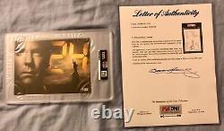 24 Season 8 TV Show cast signed PSA/DNA Encapsulated 5x7 photo card