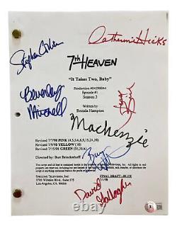 7th Heaven (7) Cast Signed It Takes Two Baby Script Jessica Biel & More BAS