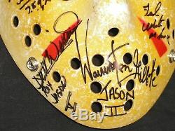 8X JASON VOORHEES Actors Cast Signed Hockey MASK Friday the 13th KANE HODDER ++