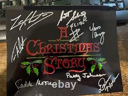 A CHRISTMAS STORY X7 Cast Signed Autograph 8x10 Photo Ward Schwartz Petrella Etc