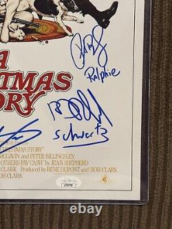 A Christmas Story Cast Signed 11x17 Photo x7 Schwartz Billingsly Flick JSA COA