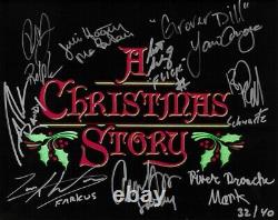 A Christmas Story Cast Signed 9 Sigs LE #32/40 New Movie 8x10 Photo PSA #AI06429