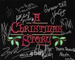 A Christmas Story Cast Signed 9 Sigs LE #35/40 New Movie 8x10 Photo PSA #AI06432