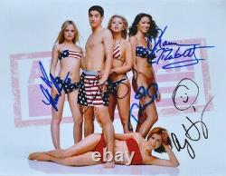 AMERICAN PIE CAST SIGNED PHOTO X5 Jason Biggs, A. Hannigan, T. Reid ++ withCOA