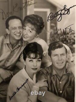 ANDY GRIFFITH SHOW Black & White 8X10 cast signed by 4