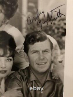 ANDY GRIFFITH SHOW Black & White 8X10 cast signed by 4