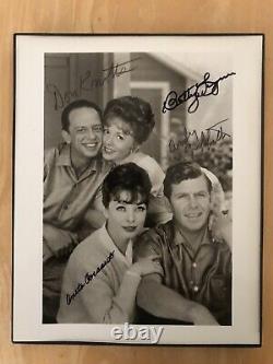 ANDY GRIFFITH SHOW Black & White 8X10 cast signed by 4