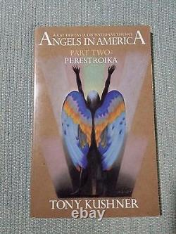 ANGELS IN AMERICA First Edition SIGNED by ENTIRE ORIGINAL BROADWAY CAST RARE