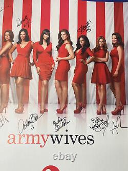 ARMY WIVES CAST SIGNED 24X36 POSTER Season 7 Lifetime Channel
