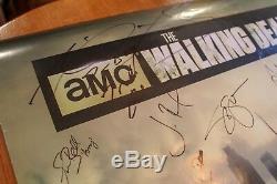 AUTOGRAPHED The Walking Dead Cast Signed Poster 24x36-20+ AUTHENTIC SIGNATURES