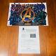 Avengers Infinity War Signed 12x18 Movie Poster By 18 Cast Chris Evans With Coa