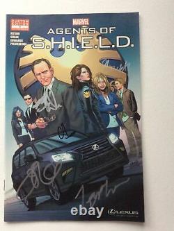 Agents Of Shield Signed Autographs Cast SDCC Comic Con 2014