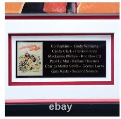 American Graffiti Cast Signed Album Ford + Lucas + Somers + Amazing Framing