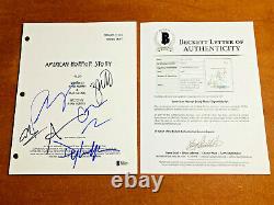 American Horror Story Signed Pilot Script By 7 Cast Evan Peters Sarah Paulson