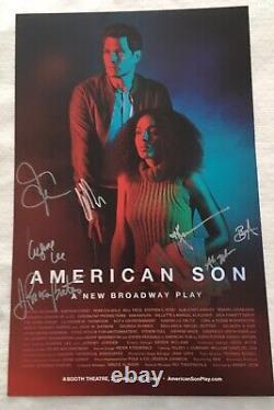 American Son Broadway Window Card Poster Signed By Kerry Washington Cast Scandal