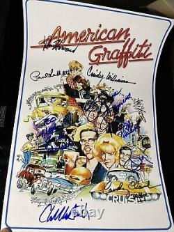 American graffiti Autographs CAST SIGNED? Photograph Picture Poster movie Films