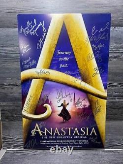 Anastasia, First National Tour, Broadway Window Card/poster, Cast Signed