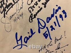 Andy Griffith Show Book Cast Signed By 7 In Person Betty Lynn Gail Davis James