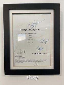 Anger Management With Charlie Sheen Original Cast Signed Script (2012)