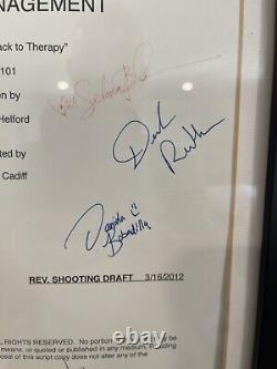 Anger Management With Charlie Sheen Original Cast Signed Script (2012)