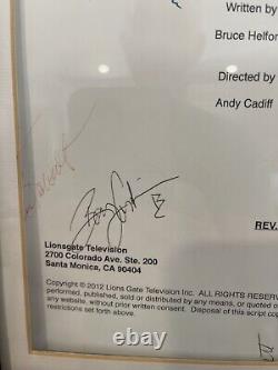 Anger Management With Charlie Sheen Original Cast Signed Script (2012)