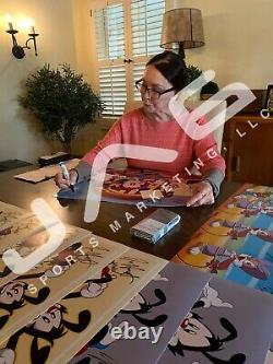 Animaniacs Cast Autograph Inscribed 16x20 Photo Rob Jess Tress Signed JSA COA