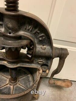 Antique Cast Iron Enterprise Mfg. Co. Sausage Stuffer Fruit Wine Press-Large