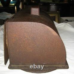 Antique Country Primitive Boston Stove Cast Iron Tin Oven Roaster Fire Hearth Us