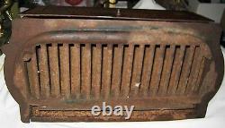 Antique Country Primitive Boston Stove Cast Iron Tin Oven Roaster Fire Hearth Us