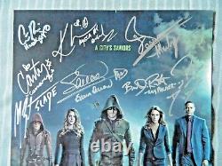 Arrow Cast Signed Poster 11 x 17 Stephen Amell Willa Holland (PSA/DNA AC09719)