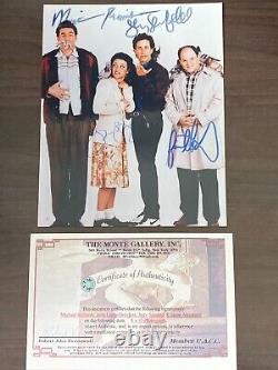 Autographed Photo (8x10) of Seinfeld Cast - with Certificate of Authenticity