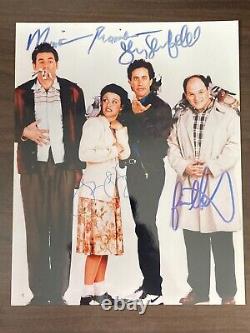 Autographed Photo (8x10) of Seinfeld Cast - with Certificate of Authenticity