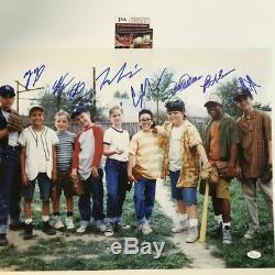 Autographed/Signed THE SANDLOT 8x CAST SIGNED 16x20 Baseball Movie Photo JSA COA