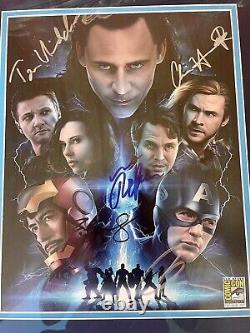 Avengers 2012 Comic Con Exclusive Cast Signed Coa See Pics Check Description