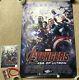 Avengers Age Of Ultron Movie Poster Cast Signed Premiere Poster Withbadge & Coa