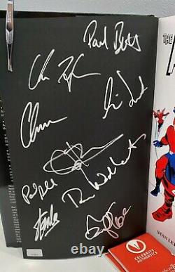 Avengers CAST SIGNED Omnibus Stan Lee Chris Evans Hemsworth Thor Loki Hawkeye