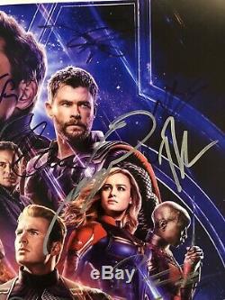 Avengers Endgame Cast Signed (x28) Original Photo! 16x20 BECKETT CERTIFIED