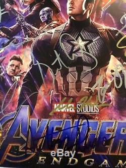 Avengers Endgame Cast Signed (x28) Original Photo! 16x20 BECKETT CERTIFIED