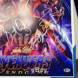 Avengers Endgame Cast Signed (x28) Original Photo! 16x20 BECKETT CERTIFIED