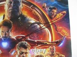 Avengers Infinity War Cast Signed 11x17 Photo Chadwick Boseman 9+ Dc/coa Proof