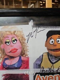 Avenue Q Cast Signed Framed Poster