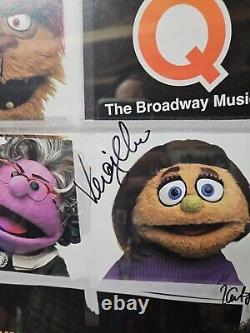 Avenue Q Cast Signed Framed Poster