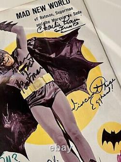 BATMAN LIFE MAGAZINE 1966 Cast Signed Adam West