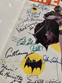 BATMAN LIFE MAGAZINE 1966 Cast Signed Adam West